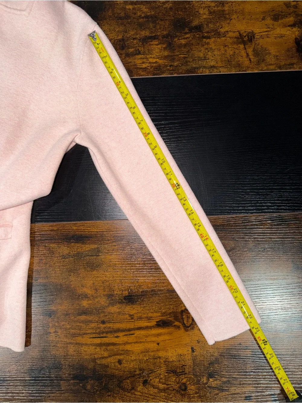 J.Crew Light Pink Open-Front Cardigan Knit Sweater 100% cotton Jacket M